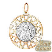 Нательная иконка из золота «Праведная Анна мать Пресвятой Богородицы »
