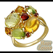 Золотой комплект  Перстень в сочетании с изделием Золотое кольцо Фото