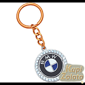 Золотой брелок автомобилиста BMW