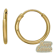 Золотой комплект  Серёжки в сочетании с изделием Золотое кольцо Фото