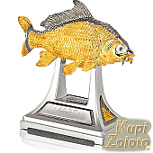 Серебряная статуэтка "Рыба карп"