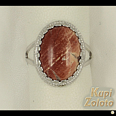 Серебряное кольцо с природной яшмой