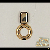 Серебряный комплект  Кулон без камней в сочетании с изделием Серебряное кольцо с фианитами Фото