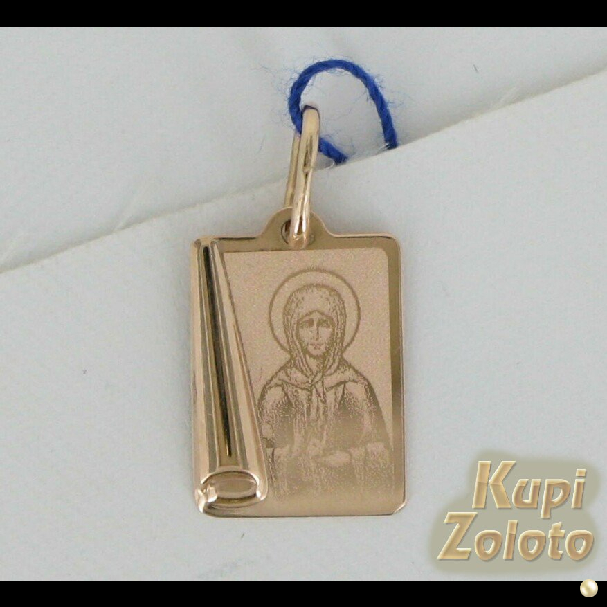 Золотая икона "Св. Матрона Московская"