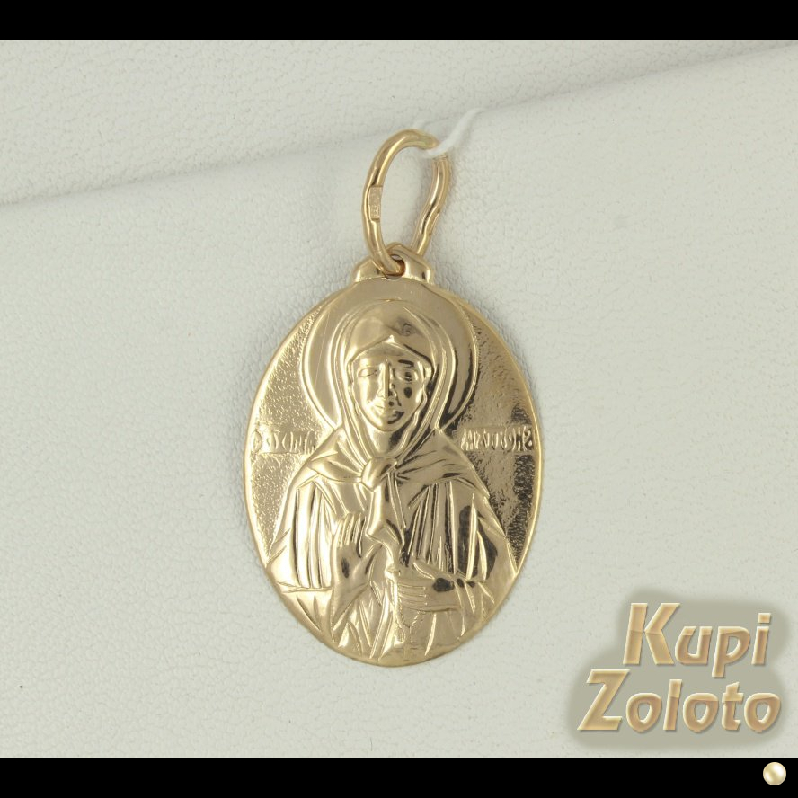Золотая икона `Св. Матрона Московская`
