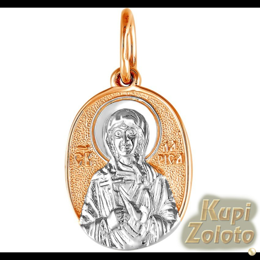 Золотая икона "Св. мученица Лариса Гофтская"