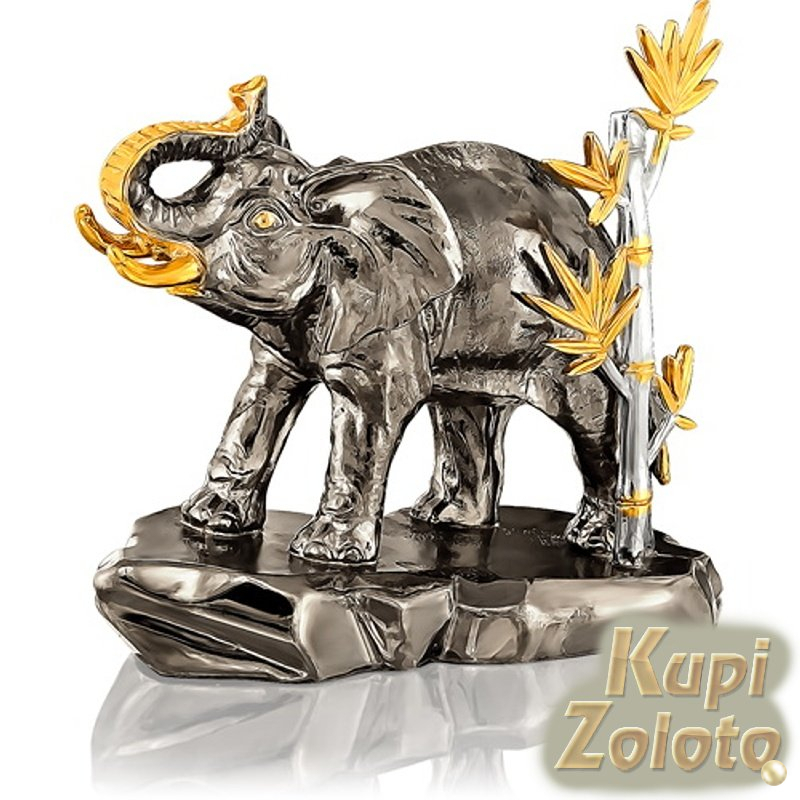 Серебряная статуэтка "Слон"